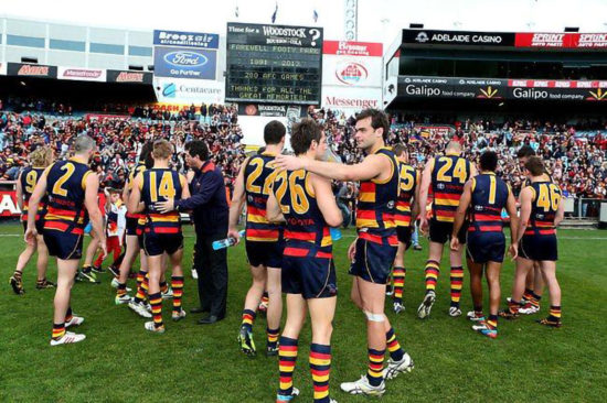 Last Football Match at Football Park c. 2013.