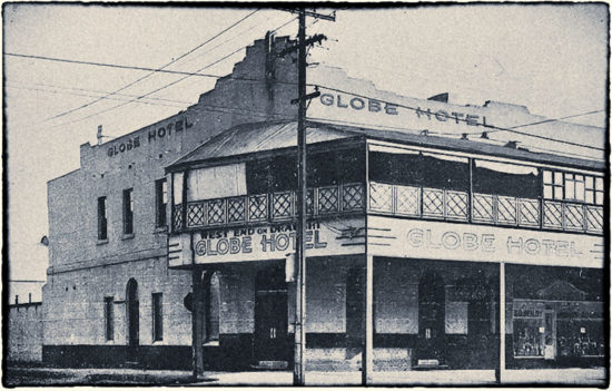 Globe Hotel, St. Vincent Street, Port Adelaide, c1950.