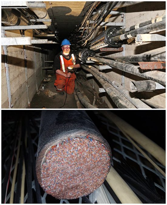 Cable Tunnel to Telephone Exchange.