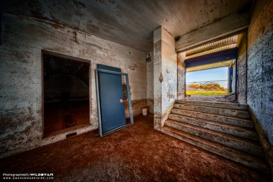 RAAF Remote Receiving Semi-Underground Bunker, Disused, Rural Adelaide.