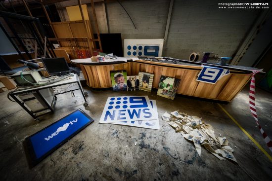 Channel 9 Studios, Tynte Street, Abandoned Buildings, North Adelaide.