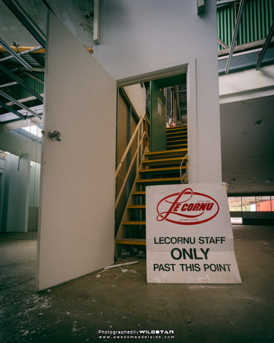 LeCornu Furniture, Abandoned Building Photographs, Keswick, South Australia.