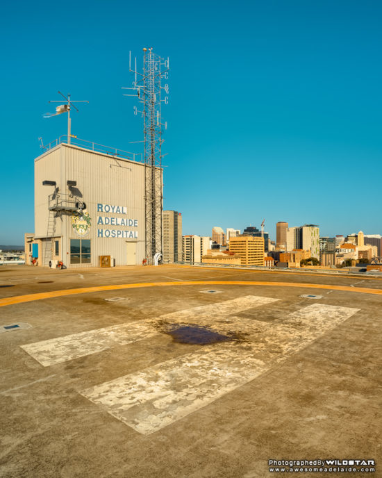 Old Royal Adelaide Hospital Helipad, Gilligan's Island, Disused Photographs, Adelaide, South Australia.