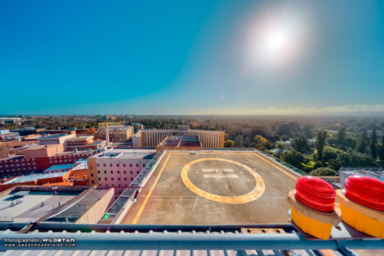 Old Royal Adelaide Hospital Helipad, Gilligan's Island, Disused Photographs, Adelaide, South Australia.