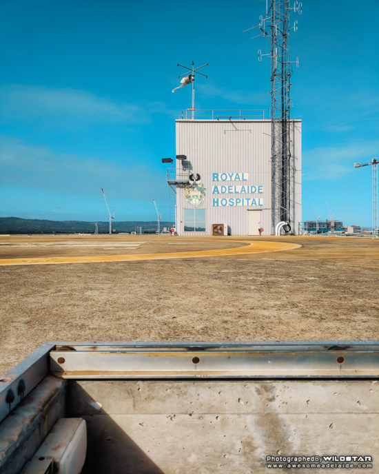 Old Royal Adelaide Hospital Helipad, Gilligan's Island, Disused Photographs, Adelaide, South Australia.
