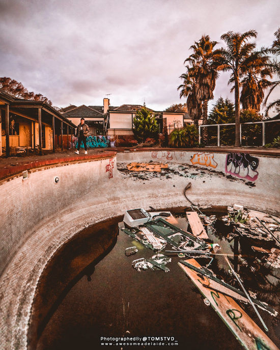 Hill House, Abandoned Building Photographs, Adelaide, South Australia.